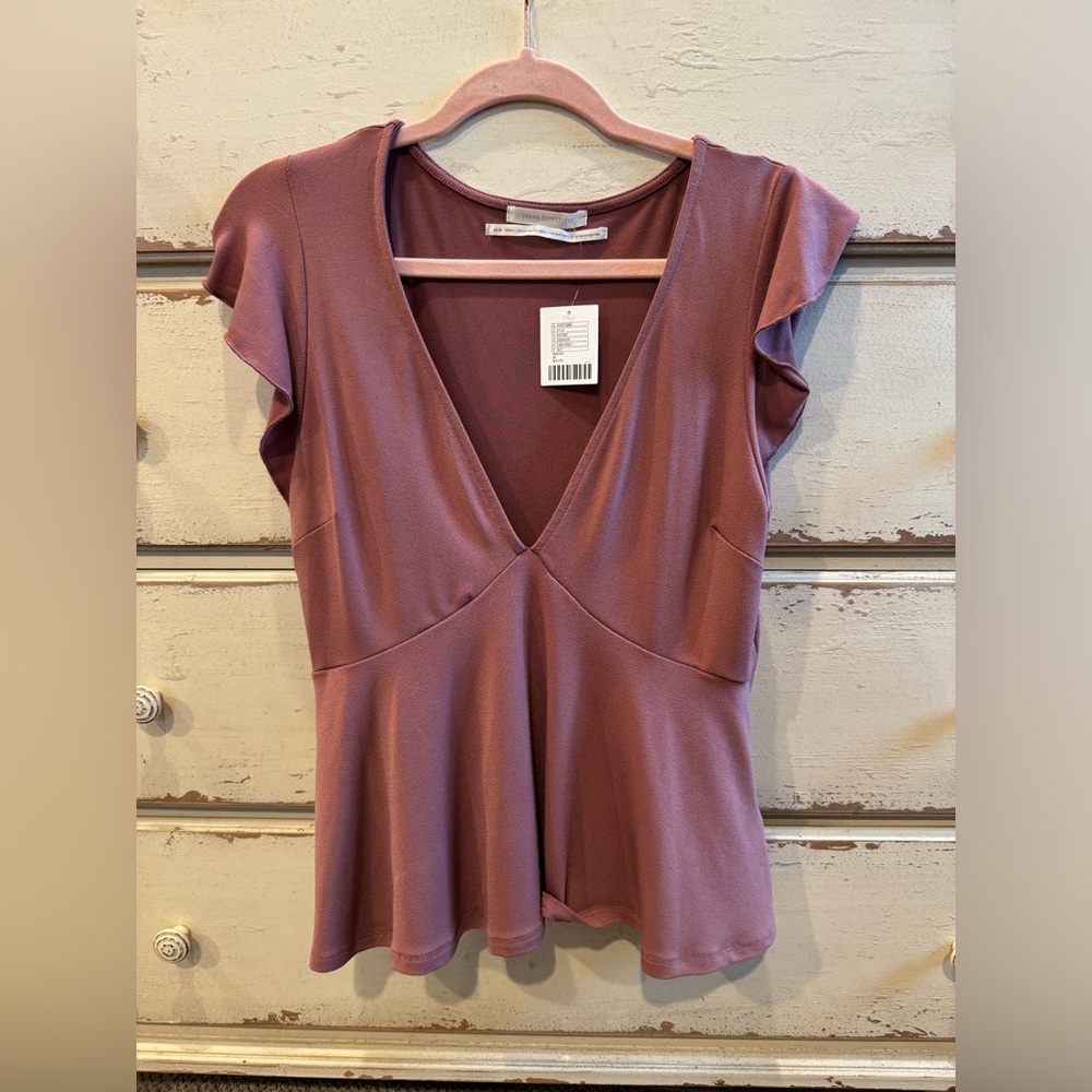 Baulo Slit Shirt Mauve Morn